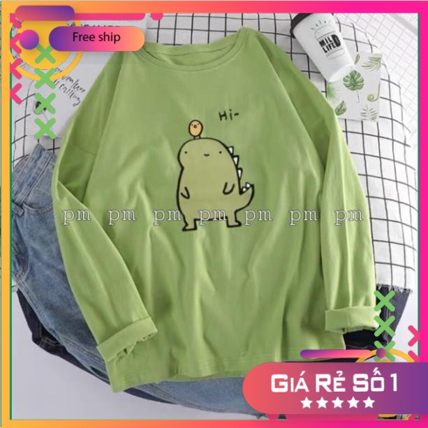 CHUYÊN SỈ Áo khủng long Hi tay dài Y&V MT