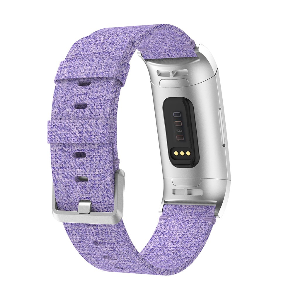 Dây Đeo Denim Nylon Canvas cho Fitbit Charge 3