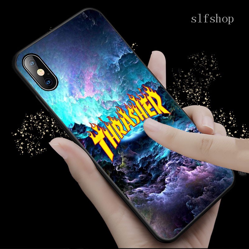 THRASHER Ốp Lưng Dẻo In Chữ Cá Tính Cho Htc 10 Pro D10W E8 M7 One Me X9 X10 820mini 620 10 Evo E9 Plus