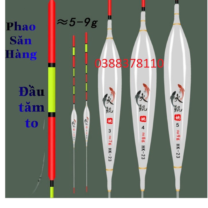 Phao Câu Đài Săn Hàng HK Tải Chì Từ 5gam - 10gam