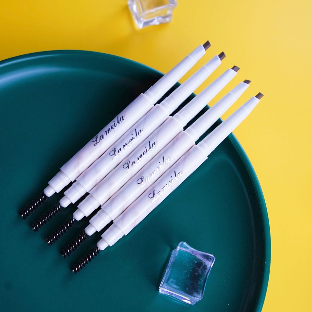 Chì Kẻ Mày 2 Đầu VÂN ĐÁ LAMEILA long lasting eyebrow sỉ rẻ nội địa lâu trôi chuẩn màu mèm mịn NGỰA BEAUTY | BigBuy360 - bigbuy360.vn