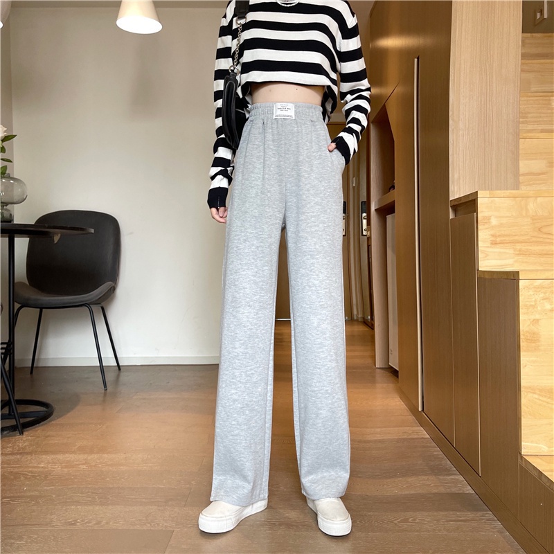 SUXI Quần ống rộng thiết kế mới phong cách Hàn Quốc thời trang mùa thu dành cho nữ