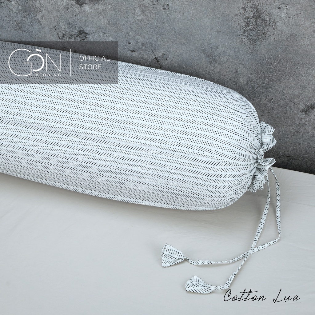 [Nhiều mẫu] Vỏ Gối Ôm Gòn Bedding Lụa Modal/Cotton Lụa Hàn Quốc Họa Tiết Sọc 35X100 cm | BigBuy360 - bigbuy360.vn