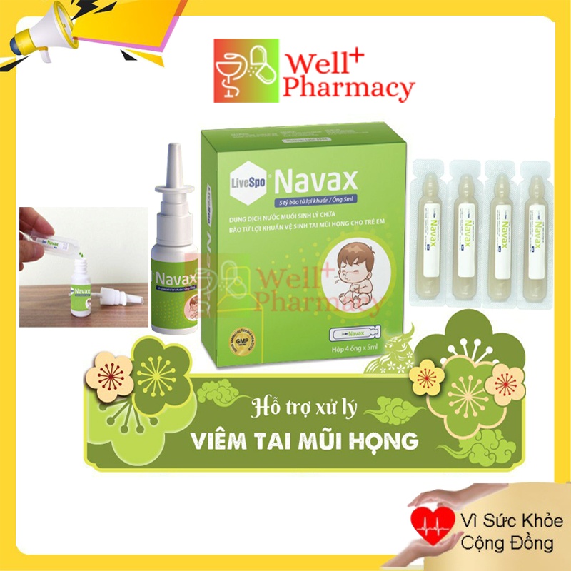 Navax phòng ngừa và giảm nguy cơ bệnh lý tai mũi họng cho cả gia đình giảm các vấn đề hô hấp LiveSpo Na