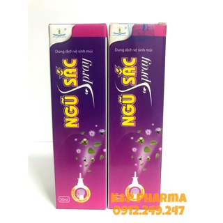 ✅ Xịt vệ sinh mũi NGŨ SẮC SPRAY | Kháng khuẩn, thông mũi, ngừa viêm mũi