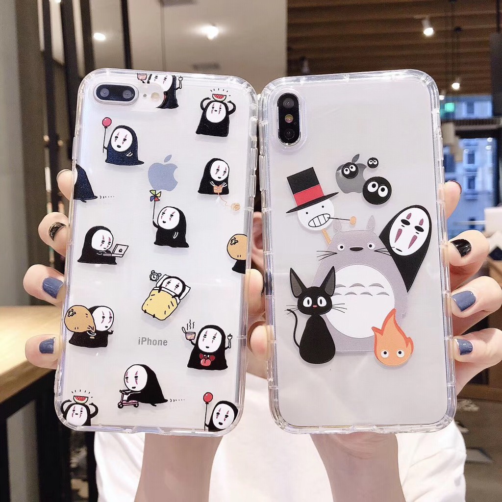 Ốp lưng TPU nhựa trong in hoạt hình đáng yêu cho iPhone11 11ProMax X XR XS max 6 6S 7 8Plus | BigBuy360 - bigbuy360.vn