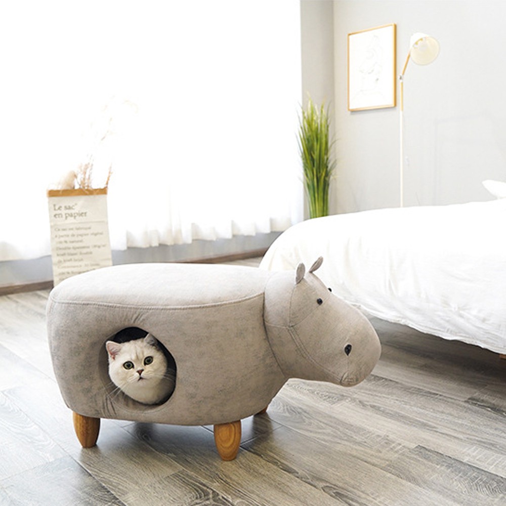 Nhà ngủ mềm mại dễ thương cho mèo hình động vật