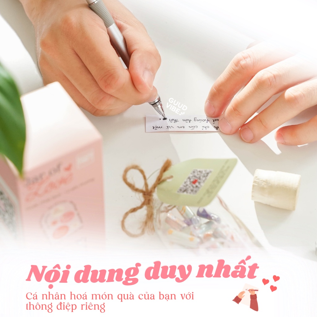 Lọ Yêu Thương Jar Of Love Quà Tặng Cho Cặp Đôi - Ẩn Chứa 50 Thông Điệp Yêu Thương Và Chữa Lành | Lọ Healing Guudvibe
