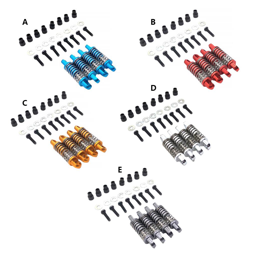 Bộ 4 Món Giảm Xóc Bằng Kim Loại Cho Mô Hình Xe Điều Khiển Wltoys K969 K979 K989 Tỉ Lệ 1: 28