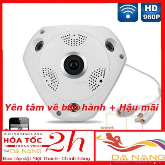 --sale000 **TRỢ GIÁ 2021** Camera VR Cam 3D Panoramic IP Wifi Full HD 360 Độ 3.0 MP tầm nhìn bao quát