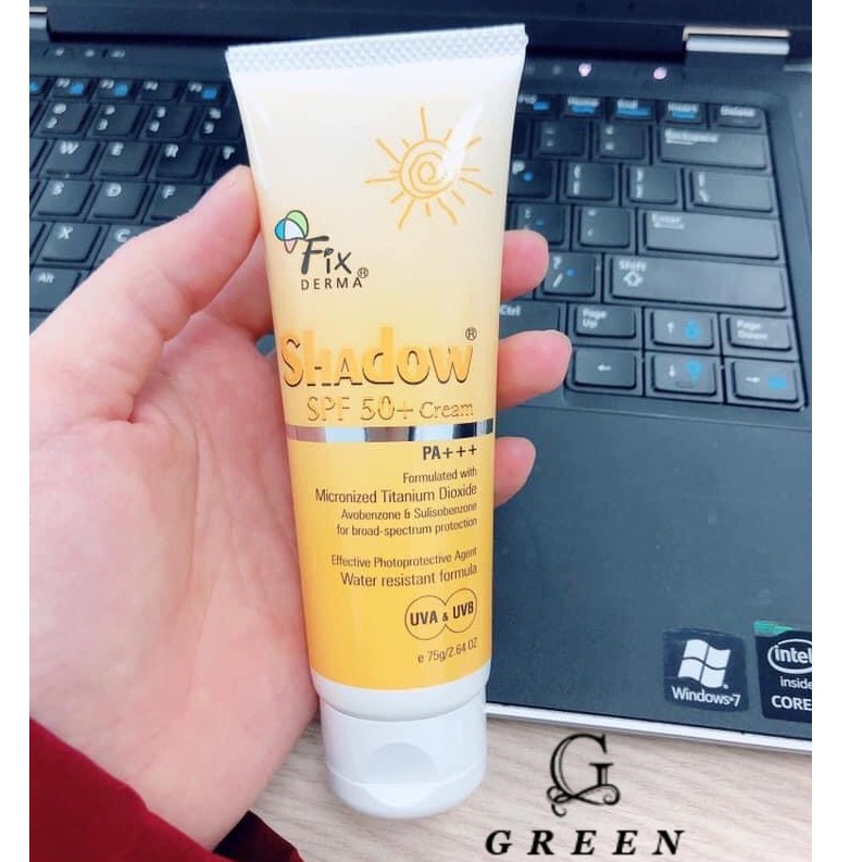 Kem chống nắng Fixderma shadow SPF 50+ cream 75gram G01 - Green store