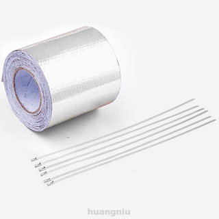 Cuộn Giấy Nhôm Chịu Nhiệt Cao Dán Ống Xả Xe Ô Tô