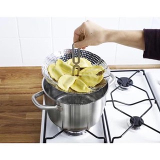 Vỉ hấp inox có quai stabil ikea