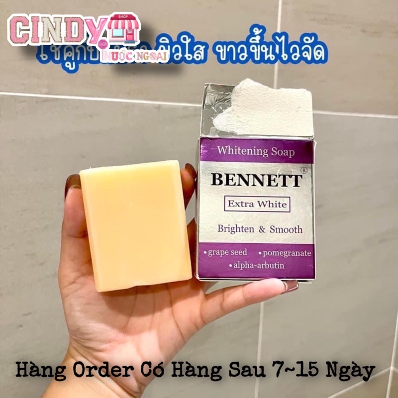 Xà Phòng Bennett Extra White 130g.🇹🇭