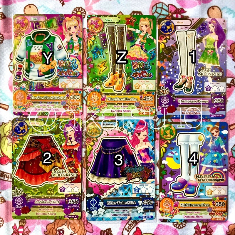 Bộ Thẻ Bài Aikatsu Indo Rare Unit