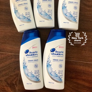 Dầu gội Head & Shoulders USA 90ml, date 6-2019