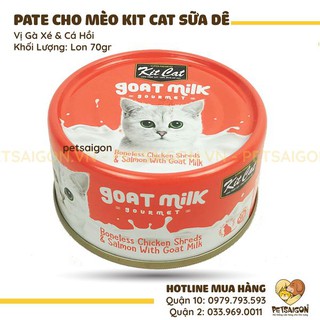Pate Kitcat Goat Milk Cho Mèo