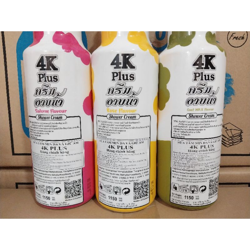 ( Giao Hỏa Tốc ) Sữa Tắm 4K Thai Lan 1150ml [ Chính Hãng có tem cty ]
