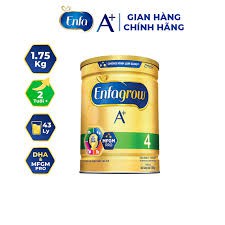 (Tặng khăn choàng tắm ) Sữa Bột Enfagrow A+ 4 1.75kg