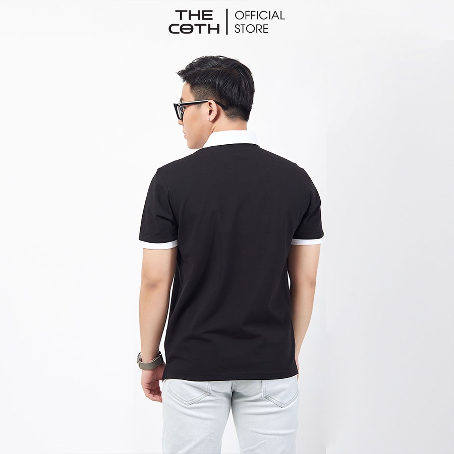 Áo Polo Nam Hàng Hiệu Chất Cotton cao cấp mát mẻ, thiết kế phối màu cực đẹp Thương hiệu THE COTH PL1M1024