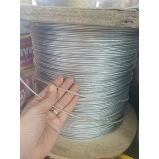 Dây cáp thép bọc nhựa 3mm( giá 1 mét)