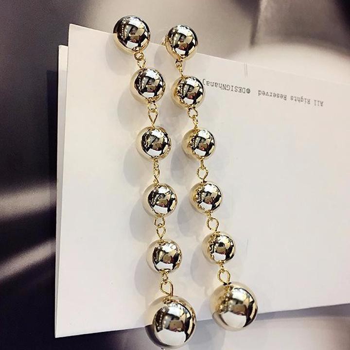 Khuyên tai nữ viên tròn nối bông tai thời trang cá tính phong cách Hàn Quốc quà tặng xinh xắn dễ thương