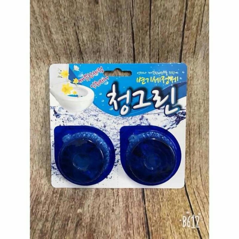 Viên thả bồn cầu Hàn Quốc Blue /Set 2 viên