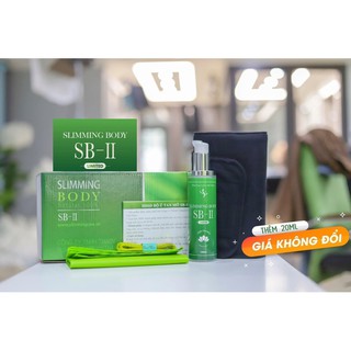 Bộ Đai Ủ Nóng Siết Eo, Thải Mỡ Slimming Body II Hàng Chính Hãng – Gồm 4 Món Tinh Dầu, Thước Dây, Đai Ủ