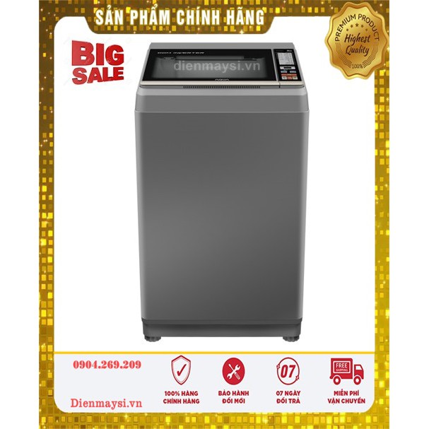 Máy giặt Aqua Inverter 9 Kg AQW-DK90CT S Mẫu 2019(Miễn phí giao tại HCM-ngoài tỉnh liên hệ shop)