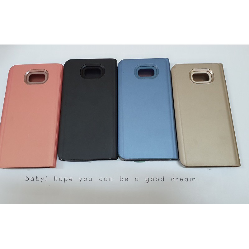 Bao da clear view standing cover samsung A7 2017 - Pksieure333