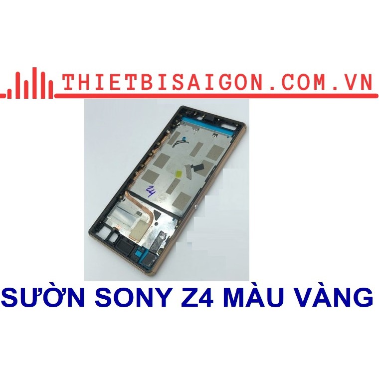 SƯỜN SONY Z4 MÀU VÀNG