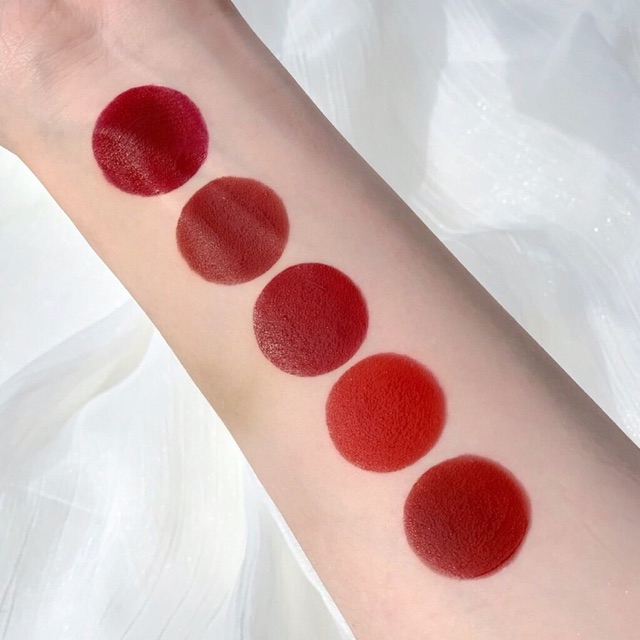 Set 5 son kem cổ trang siêu lì mịn đẹp cô gái Mugeleen pink smoke son nội địa trung | BigBuy360 - bigbuy360.vn