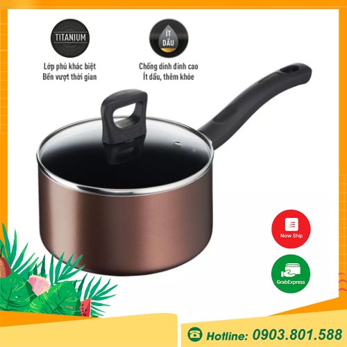 Nồi cán dài/ quánh Tefal Day By Day 18cm G1432305 sale