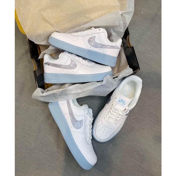 MINTSTOREGiày sneaker force trắng đế xanh