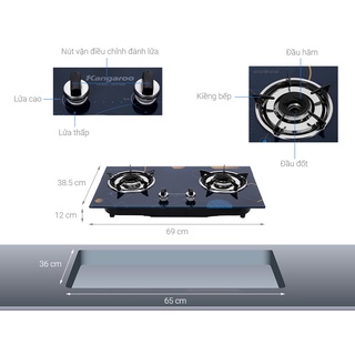 Bếp ga âm Kangaroo KG536B