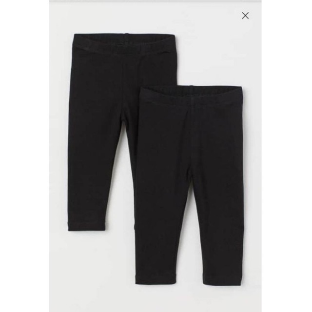 Set 2 quần legging HM sẵn authentic