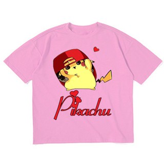 Áo thun bé gái form rộng in hình PIKACHU - ATBG17