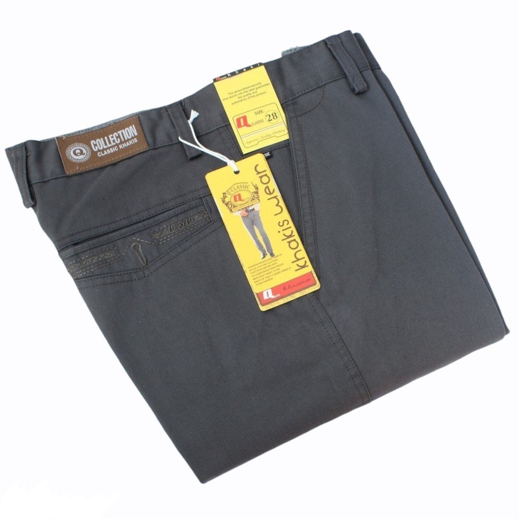 Quần kaki nam trung niên ống đứng chất kaki dày mềm không ra màu không xù lông form rộng thoải mái QKAKI21