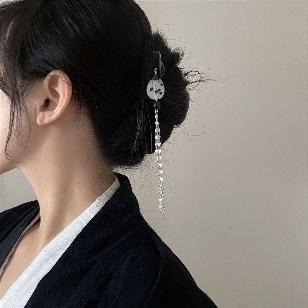 Trâm Cài Tóc Dây Xích Dài Phong Cách Trung Hoa Cổ Điển Thời Trang Cho Nữ