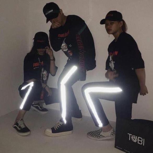 Quần PHẢN QUANG BASIC Unisex - NEON PANTS UNISEX (CHỤP FLASH mới phản quang)