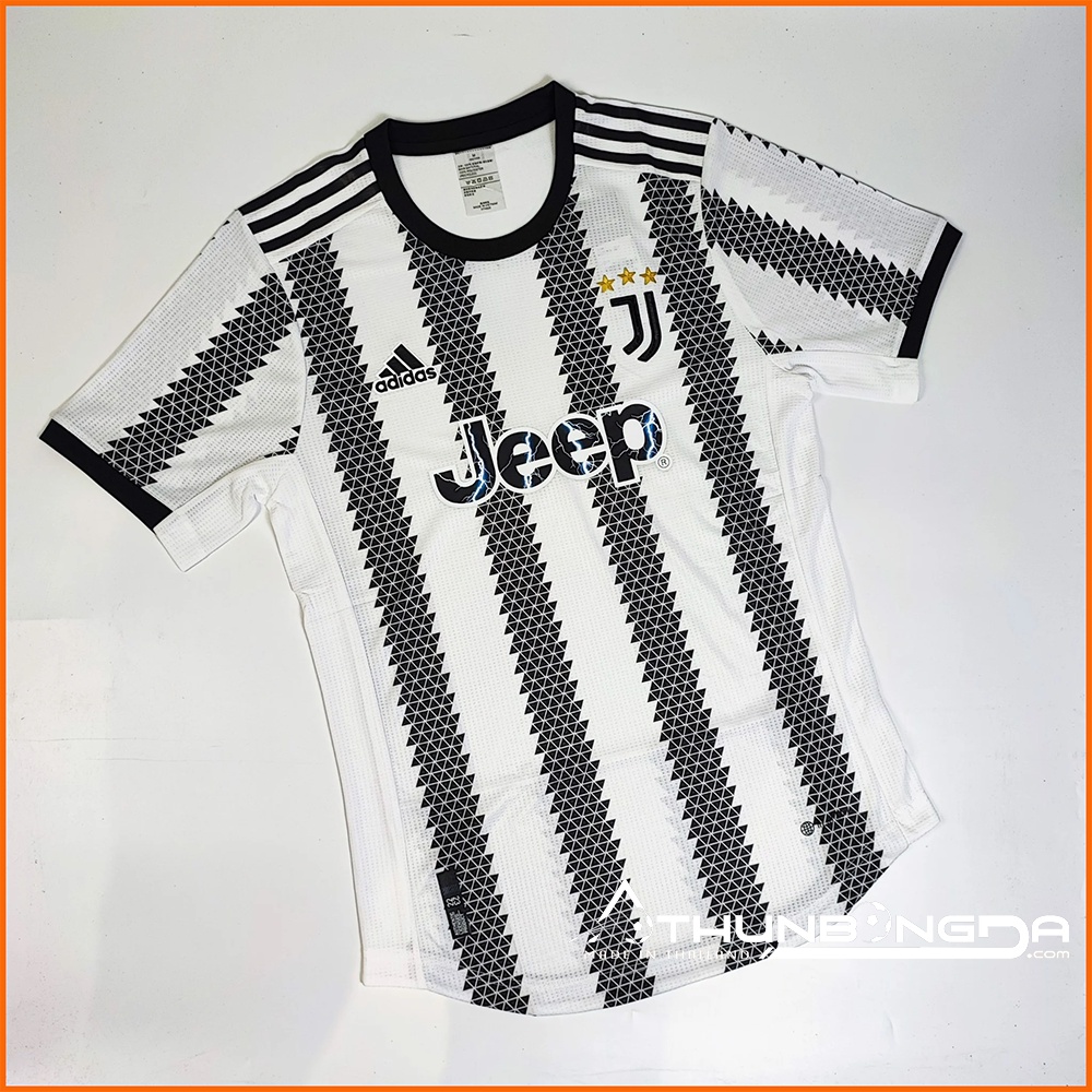 Áo Juventus sọc trắng đen sân nhà 2022/2023, 2022/23 Bản PLAYER Issue Body fit cao cấp