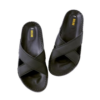 D03 khâu tay-dép sandal da bò quai chéo, khâu tay– bioline store