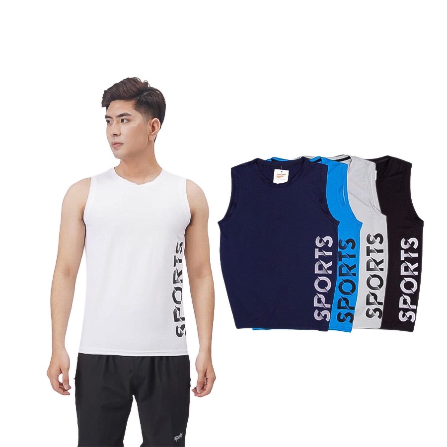 Áo ba lỗ nam UNIFUN mã TT2 Áo thun nam 3 lỗ Tanktop sát nách thể thao chất vải co giãn mềm mịn tập gym cao cấp 5 màu