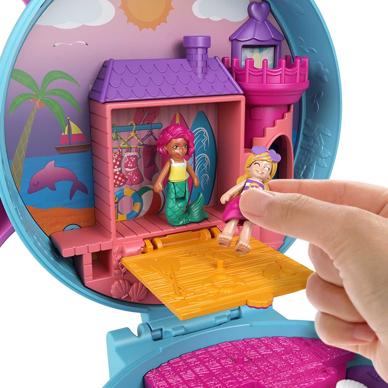 Đồ Chơi POLLY POCKET Và Bãi Biển Cá Heo GTN20/FRY35