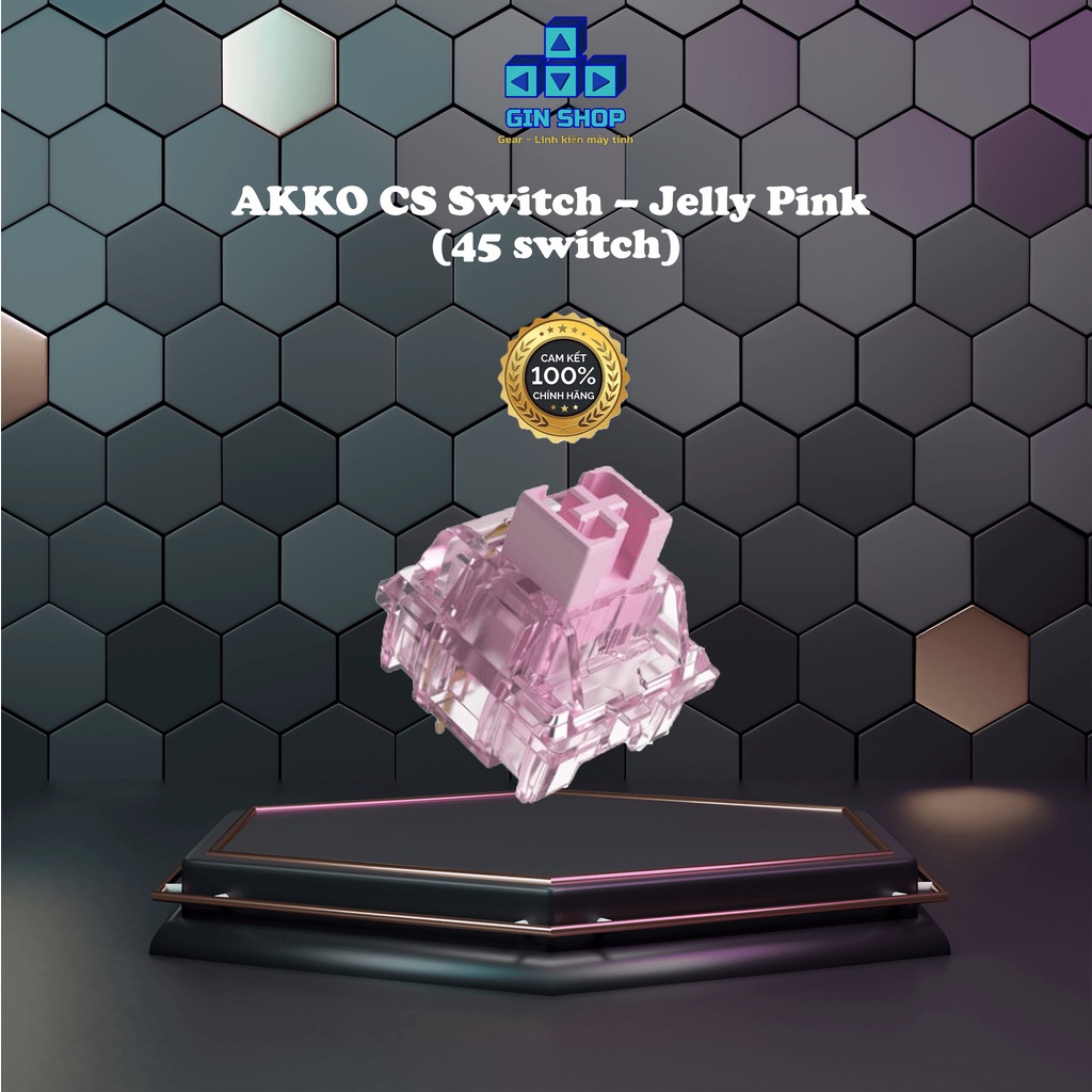 AKKO CS Switch – Jelly Pink