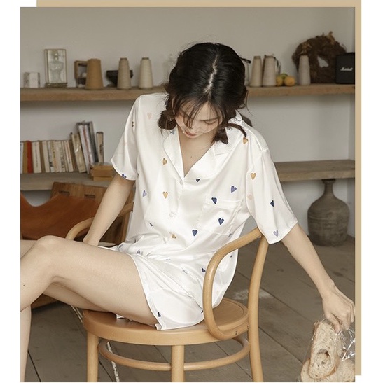 Bộ Pijama nữ cộc tay quần đùi hàng cao cấp, phụ kiện thời trang MAIKA | BigBuy360 - bigbuy360.vn
