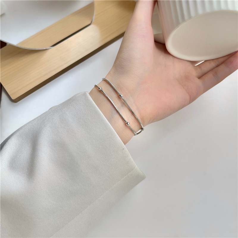 Vòng đeo tay kiểu xương rắn phong cách Hàn Quốc F446 | BigBuy360 - bigbuy360.vn