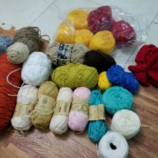 Len sợi đan móc chị phương phí