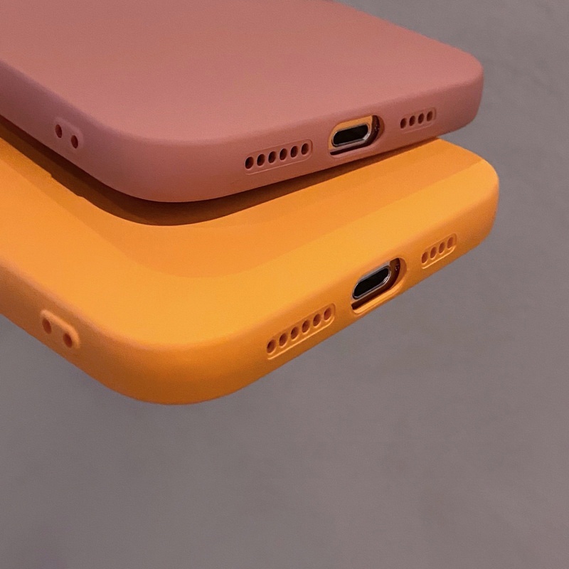 Ốp Điện Thoại Silicon Mềm Màu Trơn Bảo Vệ Lens Hình Đôi Mắt Thiên Thần Cho iPhone 14 13 12 11 Pro Max XS XR X 8 7 Plus SE 2020