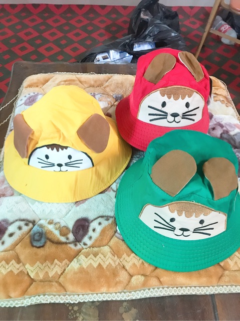 Freeship 50k ⚡ Mũ trẻ em, mũ cho bé có dây buộc, nhiều màu sắc, vải đẹp, giá rẻ